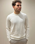 Girocollo 100% Cashmere Panna - Privati Firenze