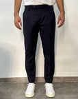 Bro ship Pantalone Chicago tk america con pence capri - Blu Navy - Marcello Fontana Shop