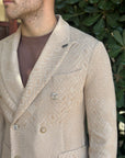 BOB GIACCA DOPPIOPETTO RASCHEL PROCESS - BEIGE - Marcello Fontana Shop