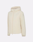 GIUBBOTTO SUNS AURELIA VELOUR OFF WHITE - SUNS - Marcello Fontana Shop