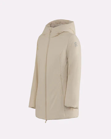 PARKA AURELIA LONG VELOUR OFF WHITE - SUNS