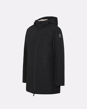 PARKA AURELIA LONG VELOUR BLACK - SUNS