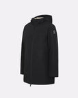 PARKA AURELIA LONG VELOUR BLACK - SUNS