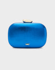 NALI' CLUTCH GIADA METALLIC BLU - Marcello Fontana Shop