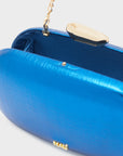 NALI' CLUTCH GIADA METALLIC BLU - Marcello Fontana Shop