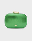NALI' CLUTCH GIADA METALLIC VERDE - Marcello Fontana Shop