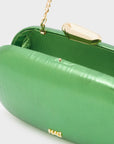 NALI' CLUTCH GIADA METALLIC VERDE - Marcello Fontana Shop