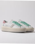 D.A.T.E. HILL LOW PLATFORM CALF WHITE-PINK