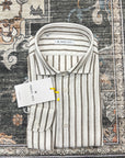 MANUEL RITZ CAMICIA IN LINO/COTONE RIGA MORO