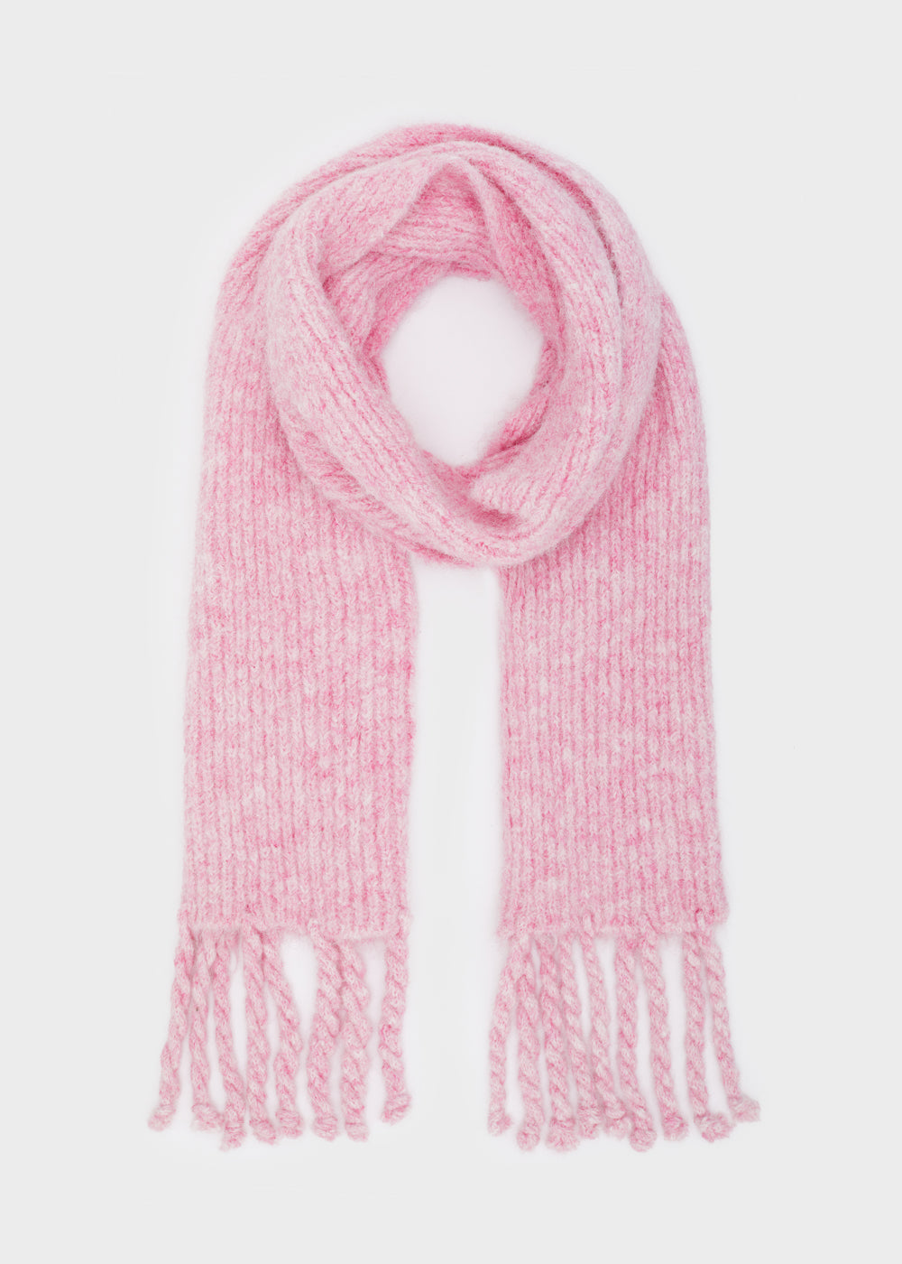 NALI' SCIARPA GWEN CON FRANGE ROSA - Marcello Fontana Shop