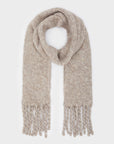 NALI' SCIARPA GWEN CON FRANGE BEIGE - Marcello Fontana Shop