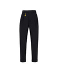 Manuel Ritz pantalone doppia pinces fresco di lana stretch nero