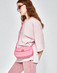 NALI' BORSA BOBBY A SPALLA ROSA - Marcello Fontana Shop