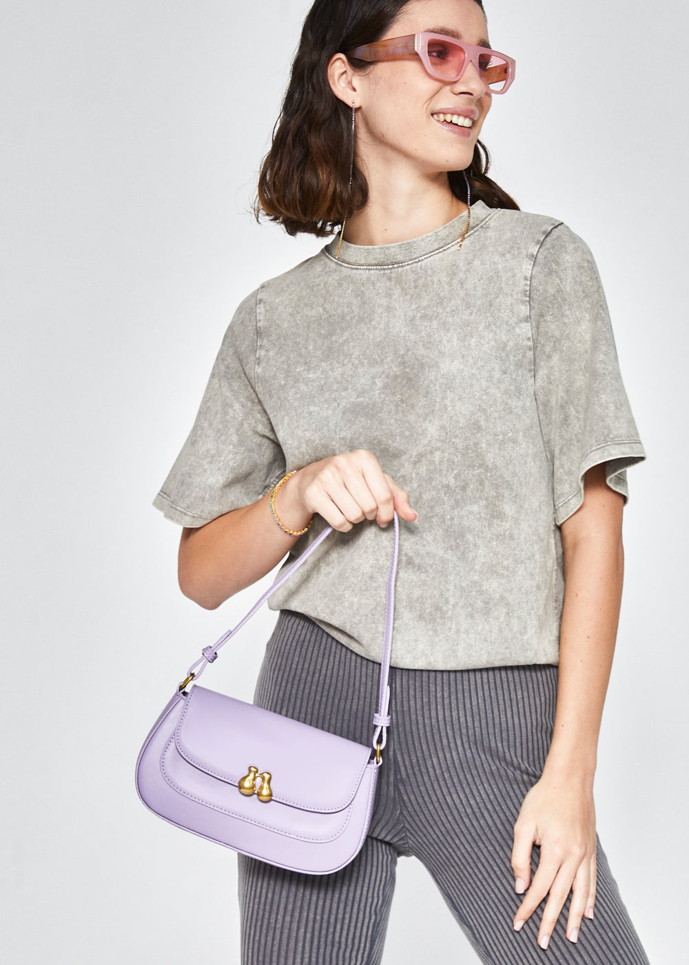 NALI' BORSA BOBBY A SPALLA LILLA Marcello Fontana Shop