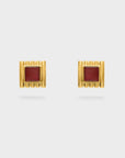 ORECCHINI LUCY PIETRA ROSSA ACC. INOS. - NALI'