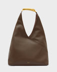BORSA TISHA MARRONE A SPALLA MANICO METALLO - NALI' - Marcello Fontana Shop