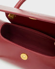 BORSA PHOEBE A MANO RIGIDA BORDEAUX - NALI' - Marcello Fontana Shop