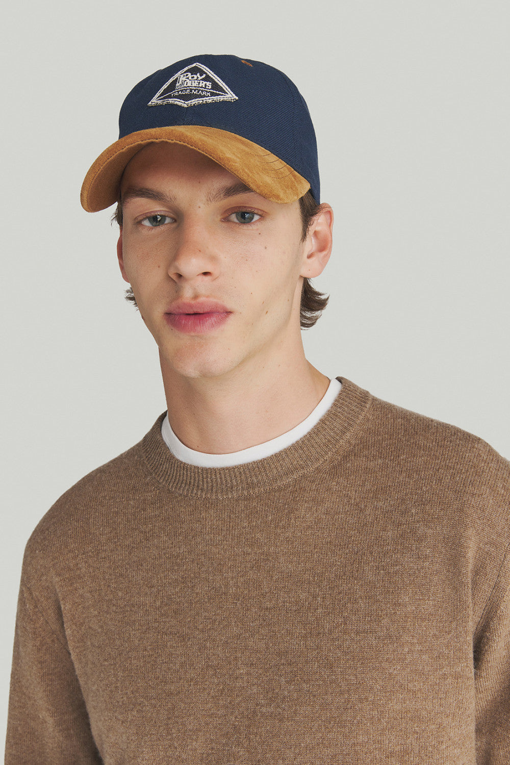 FW25 ROY ROGER'S CAPPELLO BASEBALL CON LOGO BLUE NAVY - Marcello Fontana Shop