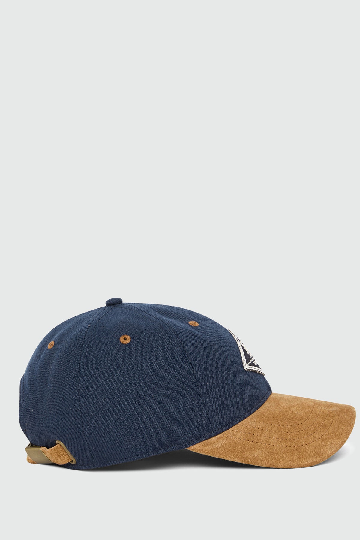 FW25 ROY ROGER'S CAPPELLO BASEBALL CON LOGO BLUE NAVY - Marcello Fontana Shop