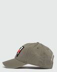 Cappello Baseball in twill olive