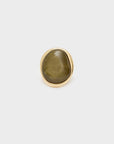 ANELLO KABRI IN ACRILICO OVER - GRIGIO - NALI'