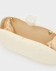 Clutch Sofia plisse' crema