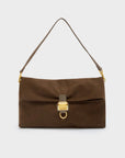 BORSA ALLEGRA A SPALLA - MARRONE - NALI'