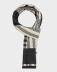FOULARD/SCIARPA RETTANGOLI BEIGE/NERO - NALI'