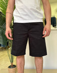 GAVROCHE BERMUDA NERO - Marcello Fontana Shop