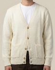 LA FILERIA Cardigan CON TASCHE panna in Bouclé