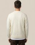 LA FILERIA Cardigan CON TASCHE panna in Bouclé