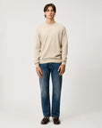 ROY ROGER'S - MAGLIA GIROCOLLO IN LANA E CASHMERE - BEIGE
