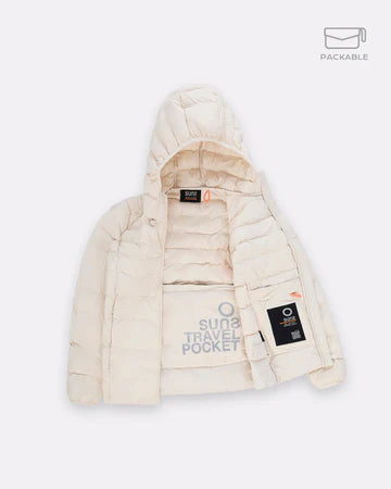 GIUBBOTTO BAPE LADY TRAVEL WHITE - SUNS
