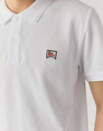 ROY ROGER'S POLO IN PIQUET WHITE - Marcello Fontana Shop