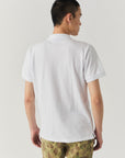 ROY ROGER'S POLO IN PIQUET WHITE - Marcello Fontana Shop