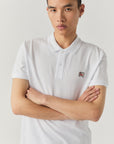 ROY ROGER'S POLO IN PIQUET WHITE - Marcello Fontana Shop