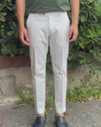 VANDOM PANTALONE STEFANO IN COTONE - BIANCO