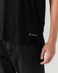 ROY ROGER'S T-SHIRT PIMA IN JERSEY BLACK - Marcello Fontana Shop