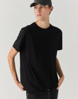 ROY ROGER'S T-SHIRT PIMA IN JERSEY BLACK - Marcello Fontana Shop