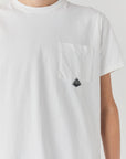 ROY ROGER'S T-SHIRT POCKET IN JERSEY WHITE - Marcello Fontana Shop