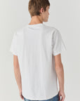 ROY ROGER'S T-SHIRT POCKET IN JERSEY WHITE - Marcello Fontana Shop
