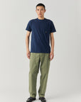 ROY ROGER'S T-SHIRT POCKET IN JERSEY BLUE NAVY - Marcello Fontana Shop