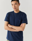 ROY ROGER'S T-SHIRT POCKET IN JERSEY BLUE NAVY - Marcello Fontana Shop
