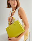 NALI' SS24 BORSA A MANO ANNA SMALL VERDE