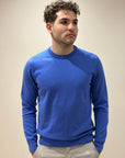 Girocollo 100% Cashmere Azure - Privati Firenze