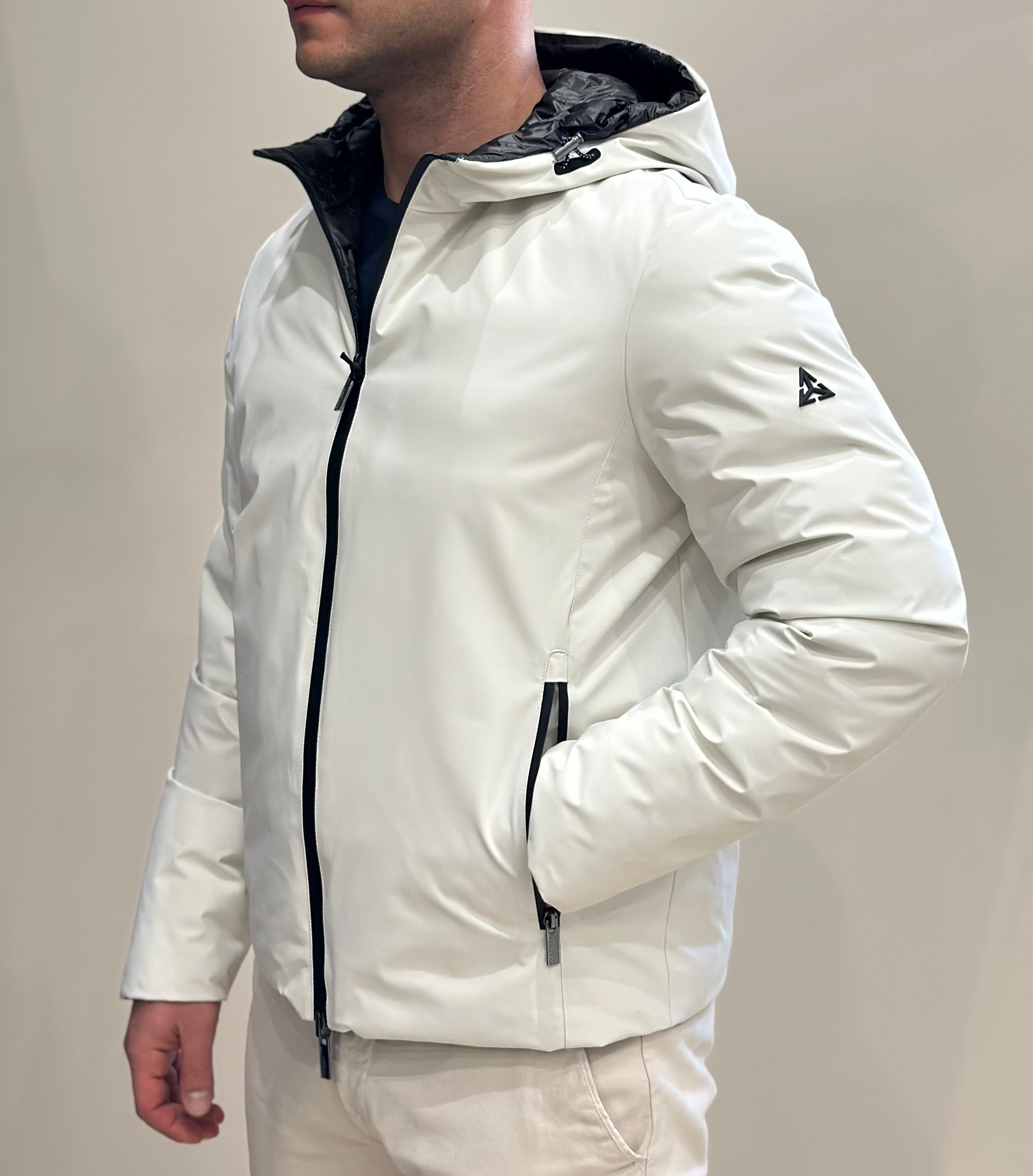 HESKIMO Giubbotto tecnico REVERSIBILE - GHIACCIO/MILITARE - Marcello Fontana Shop