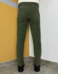 BRO SHIP PANTALONE IN VELLUTO - MILITARE - Marcello Fontana Shop