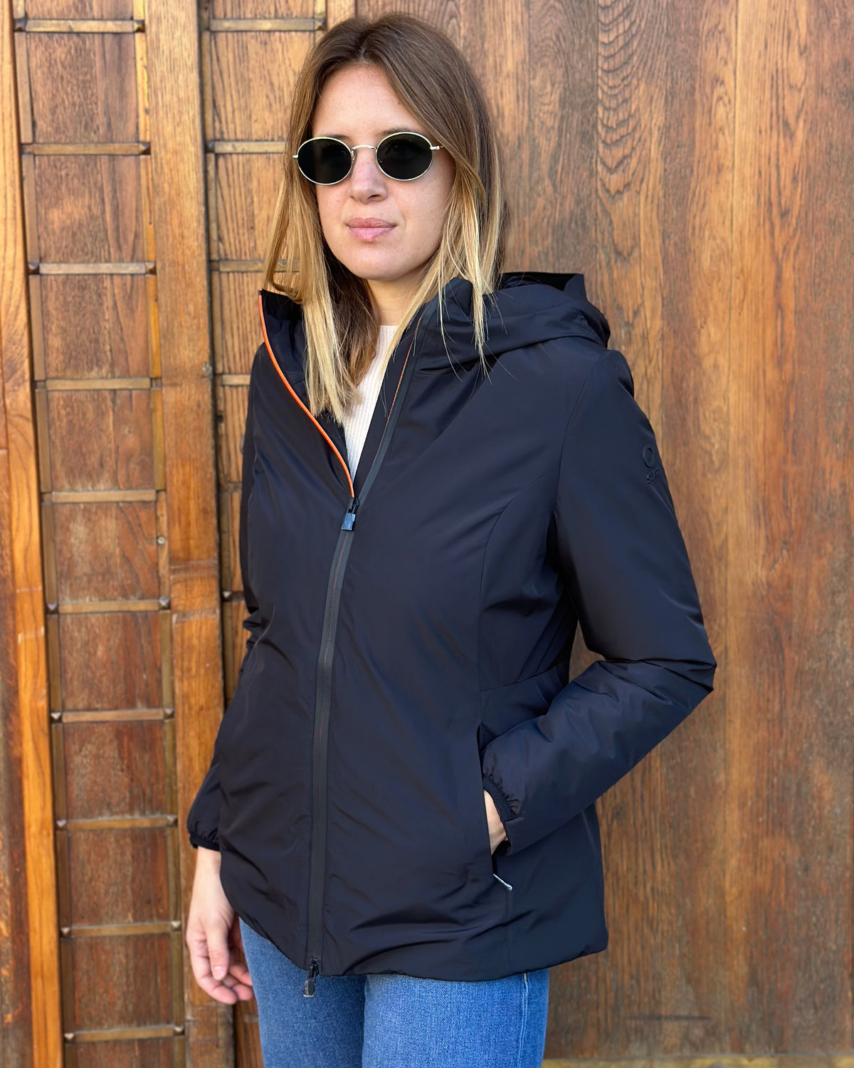 Giubbotto AURELIA Velour - Black - SUNS