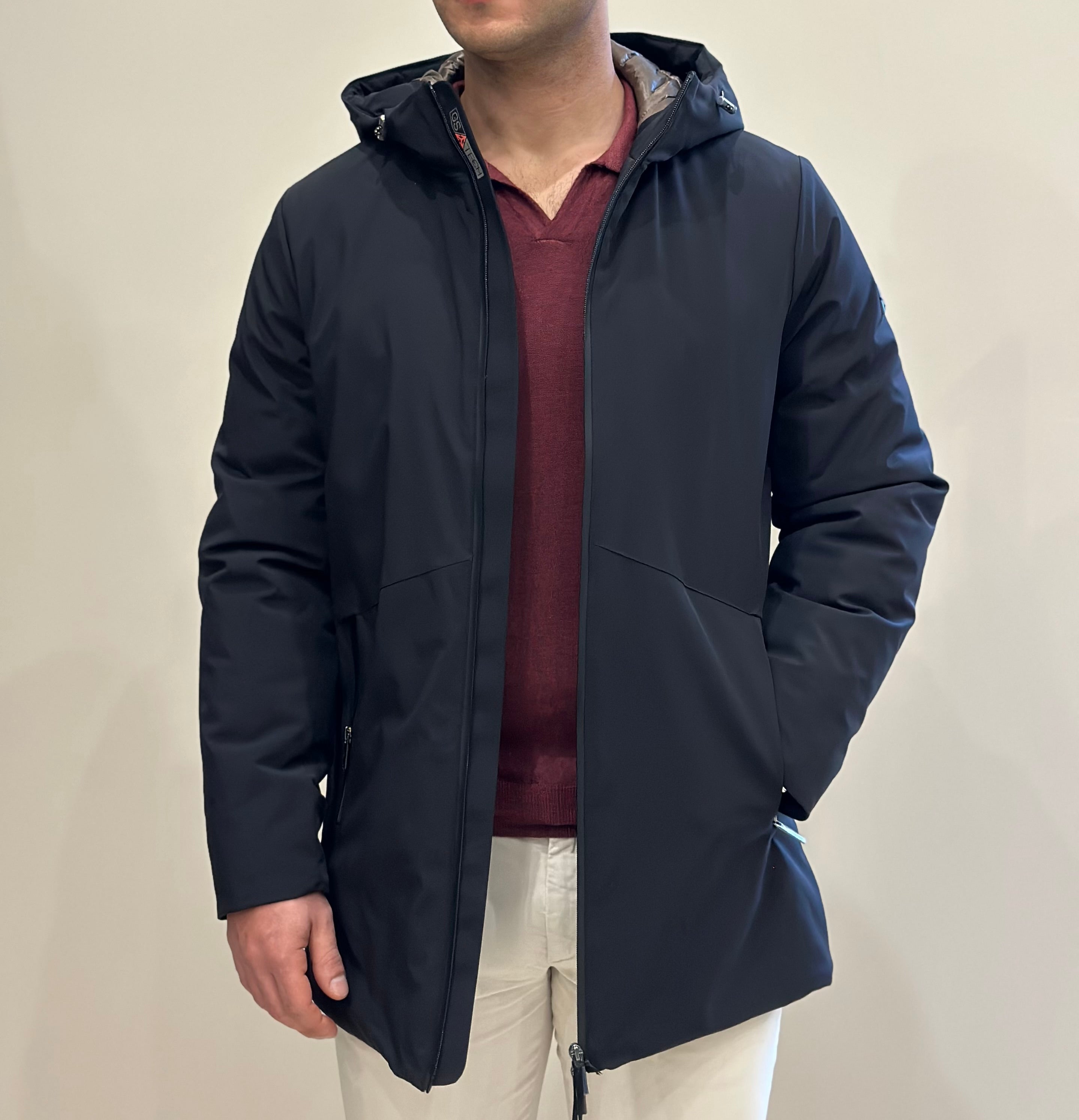 HESKIMO Giubbotto tecnico GS-TECH LUNGO  - NERO - Marcello Fontana Shop