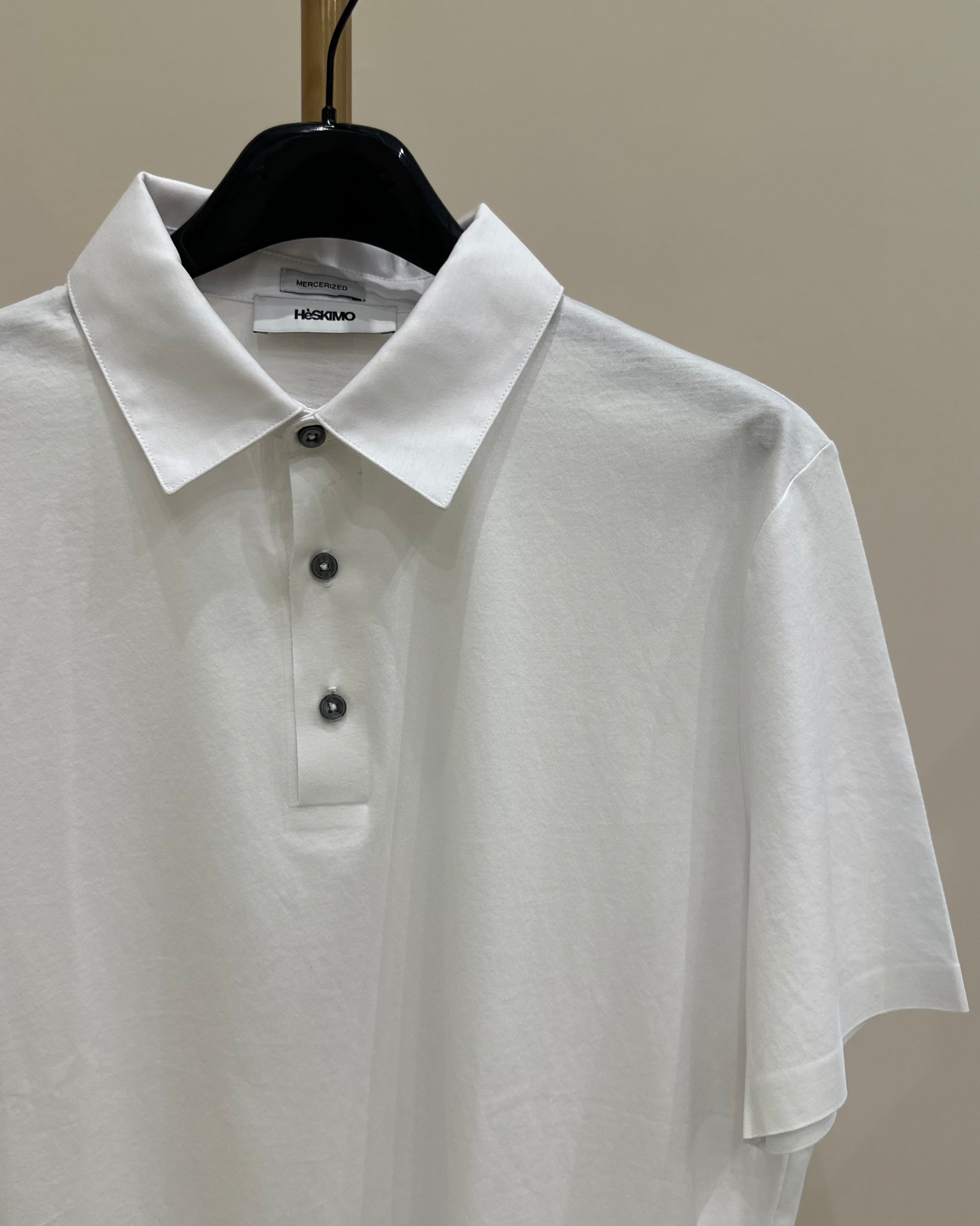 Heskimo Polo 100% cotone Mercerizzato - Bianco